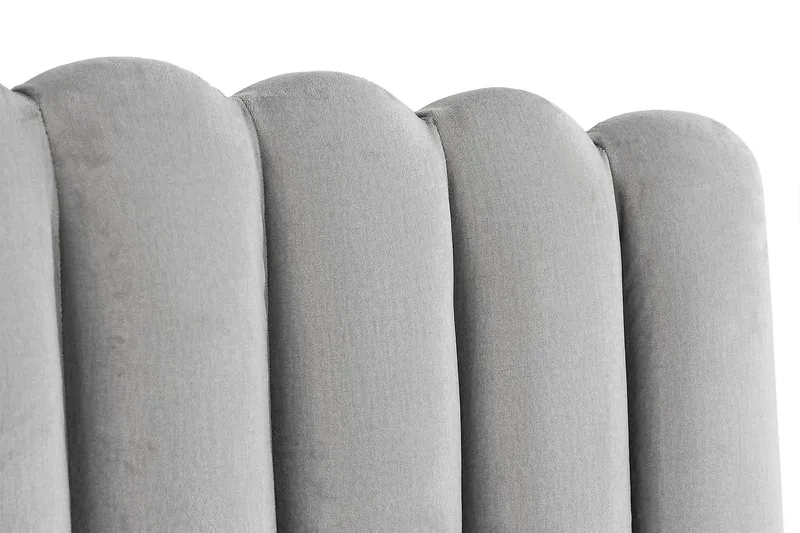 Davia Sengegavl 180 cm - Lysegrå/Fløyel - Møbler - Senger - Sengetilbehør & sengegavl - Sengegavl