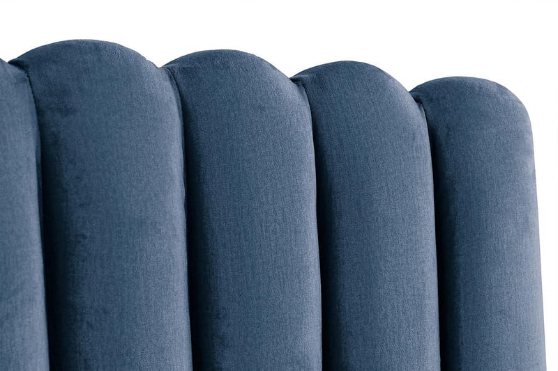 Davia Sengegavl 180 cm - Mørkeblå/Fløyel - Møbler - Senger - Sengetilbehør & sengegavl - Sengegavl