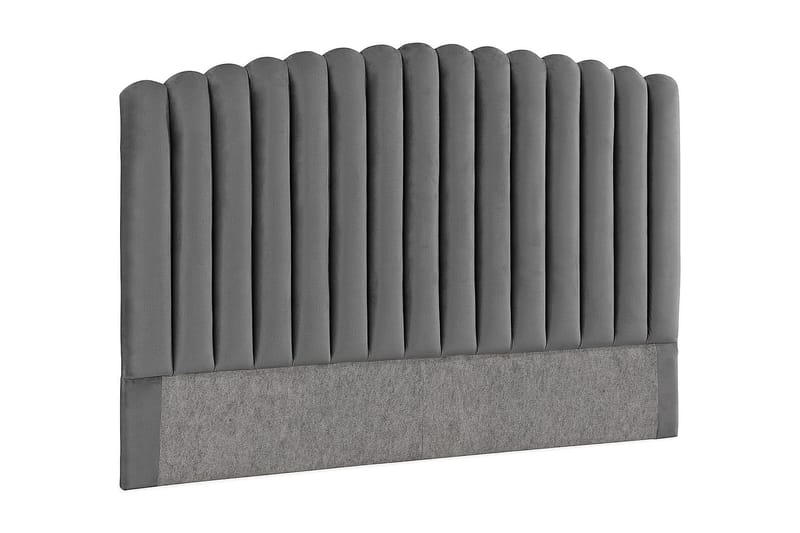 Davia Sengegavl 180 cm - Mørkegrå/Fløyel - Møbler - Senger - Sengetilbehør & sengegavl - Sengegavl