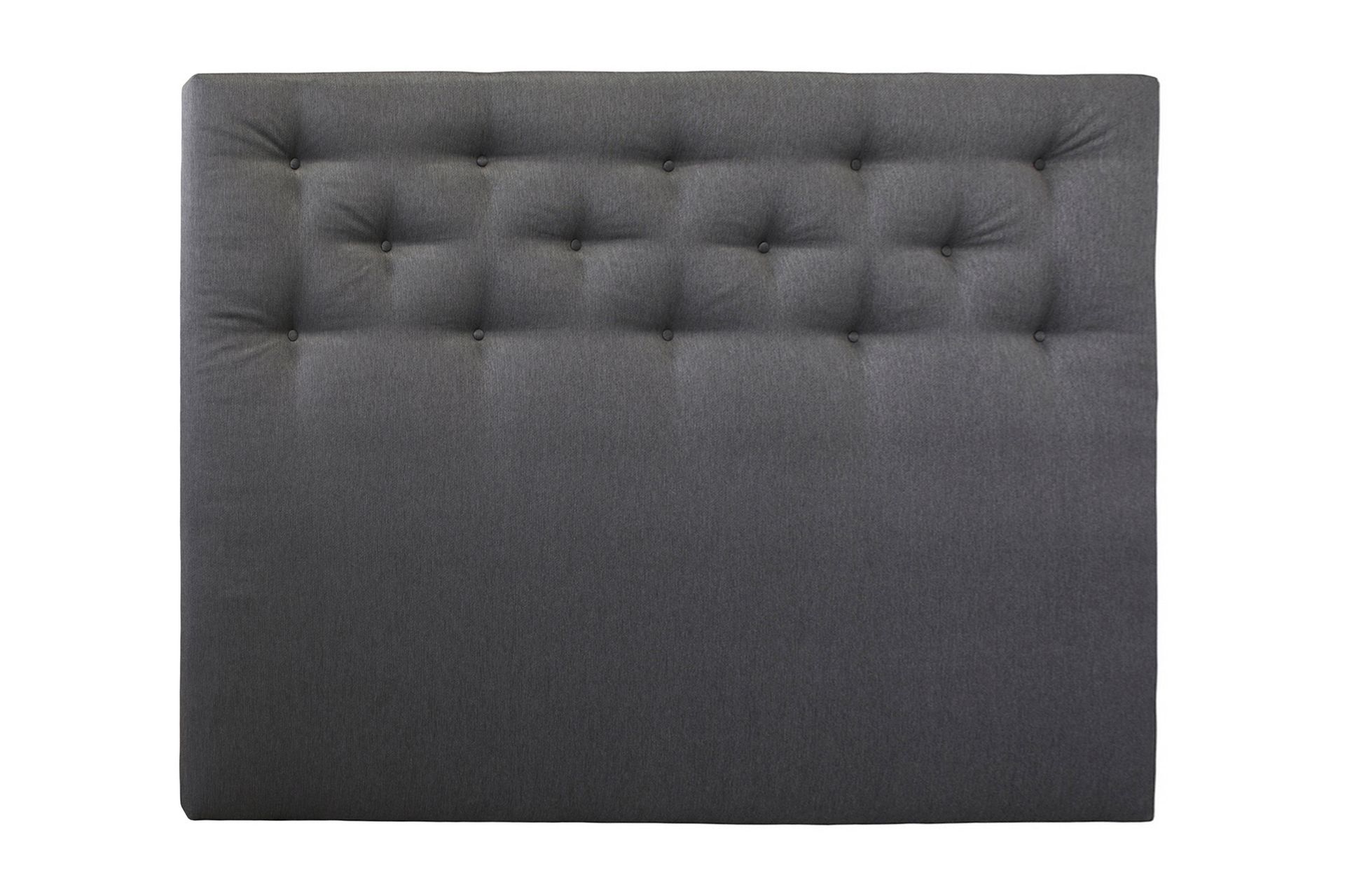 Diplomat Sengegavl 160x130 cm - Mørkegrå - Møbler - Senger - Sengetilbehør & sengegavl - Sengegavl
