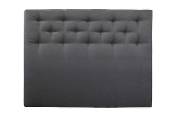 Diplomat Sengegavl 160x130 cm - Mørkegrå - Møbler - Senger - Sengetilbehør & sengegavl - Sengegavl