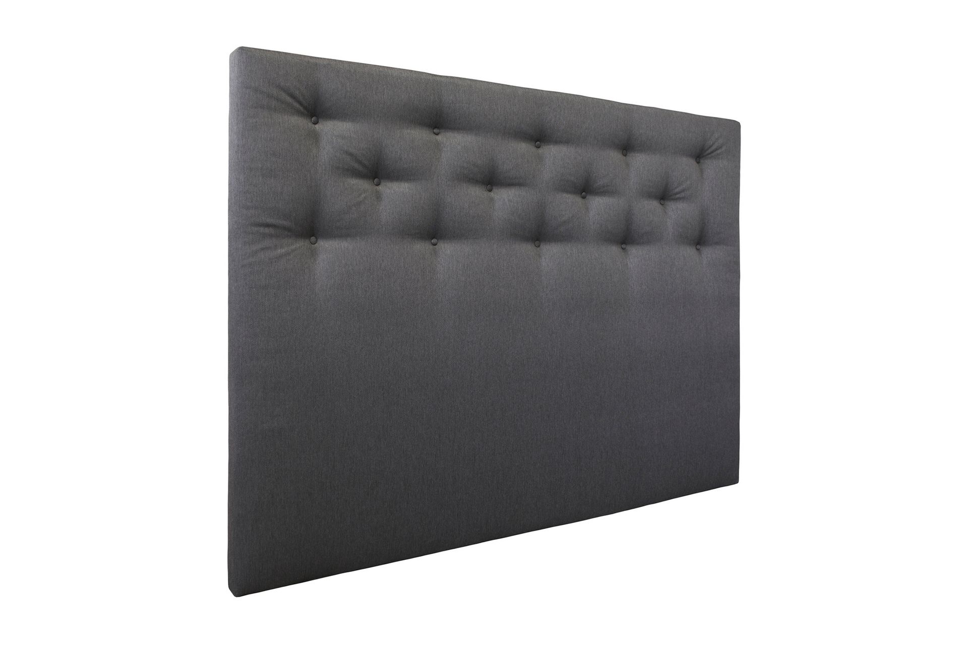 Diplomat Sengegavl 160x130 cm - Mørkegrå - Møbler - Senger - Sengetilbehør & sengegavl - Sengegavl