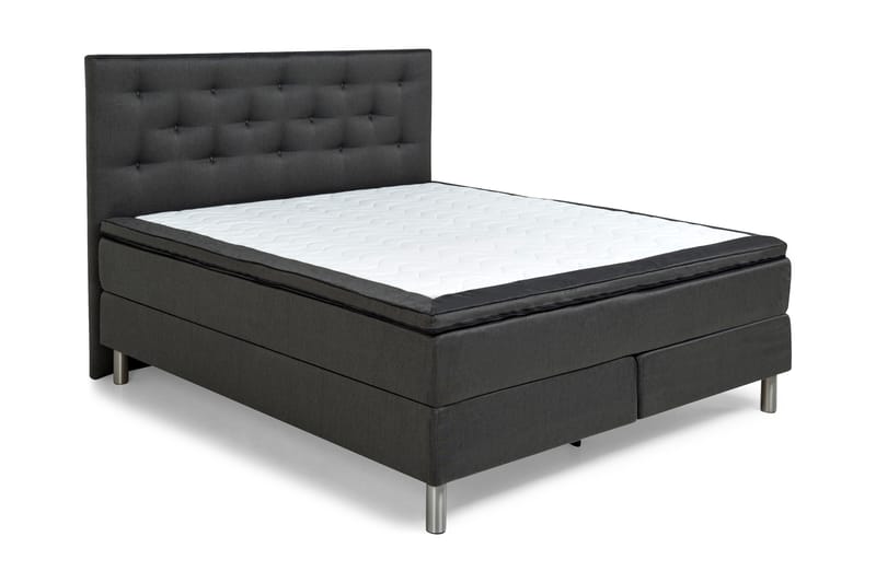 Diplomat Sengegavl 180x130cm - Mørkegrå - Møbler - Senger - Sengetilbehør & sengegavl - Sengegavl