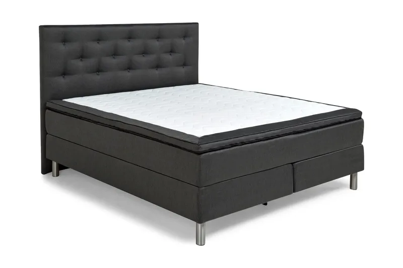 Diplomat Sengegavl 180x130cm - Mørkegrå - Møbler - Senger - Sengetilbehør & sengegavl - Sengegavl