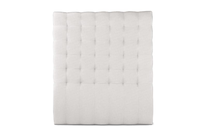 Elite Sengegavl 140 cm Rutemønstret Høy - Beige - Møbler - Senger - Sengetilbehør & sengegavl - Sengegavl
