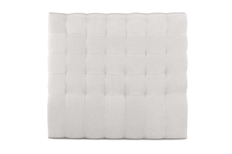 Elite Sengegavl 140 cm Rutemønstret Lav - Beige - Møbler - Senger - Sengetilbehør & sengegavl - Sengegavl