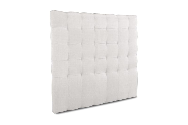 Elite Sengegavl 140 cm Rutemønstret Lav - Beige - Møbler - Senger - Sengetilbehør & sengegavl - Sengegavl