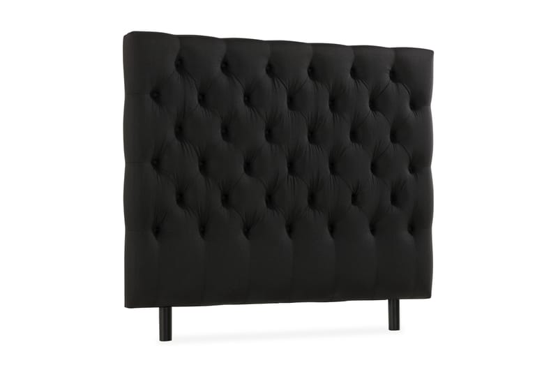 Ella Sengegavl Dypheftet 120cm - Svart - Møbler - Senger - Sengetilbehør & sengegavl - Sengegavl