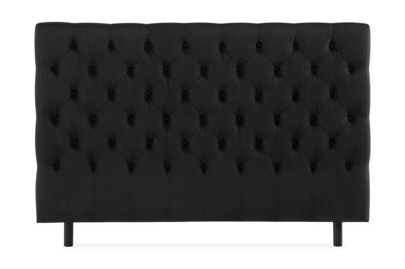 Ella Sengegavl Dypheftet 160cm - Svart - Møbler - Senger - Sengetilbehør & sengegavl - Sengegavl