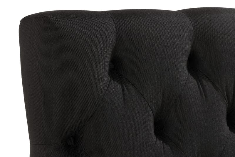 Ella Sengegavl Dypheftet 180cm - Svart - Møbler - Senger - Sengetilbehør & sengegavl - Sengegavl