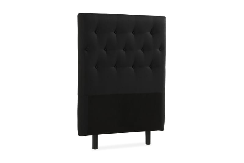 Ella Sengegavl med Knapper 90cm - Svart - Møbler - Senger - Sengetilbehør & sengegavl - Sengegavl