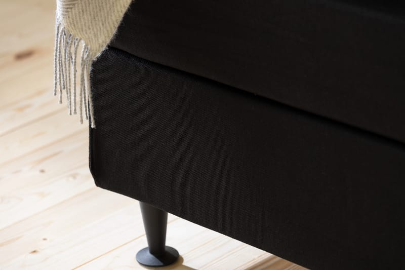 Ella Sengegavl med Knapper 90cm - Svart - Møbler - Senger - Sengetilbehør & sengegavl - Sengegavl