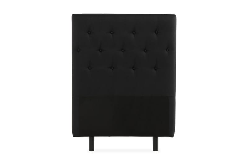 Ella Sengegavl med Knapper 90cm - Svart - Møbler - Senger - Sengetilbehør & sengegavl - Sengegavl