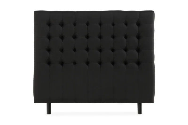 Ella Sengegavl Rutete 120cm, Svart