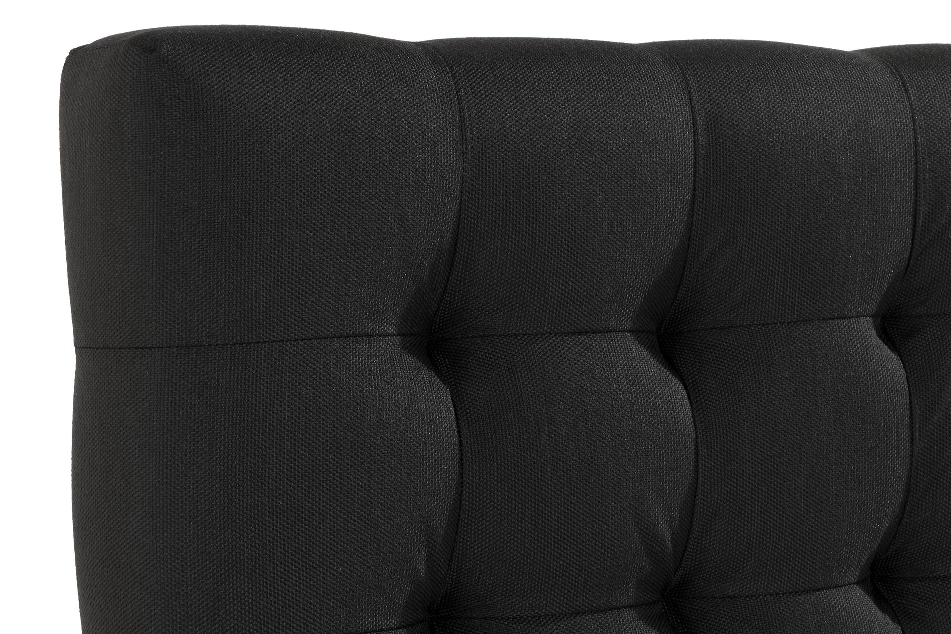 Ella Sengegavl Rutete 140cm - Svart - Møbler - Senger - Sengetilbehør & sengegavl - Sengegavl