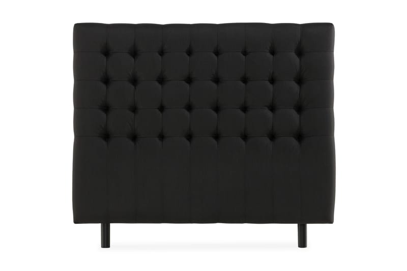 Ella Sengegavl Rutete 140cm, Svart