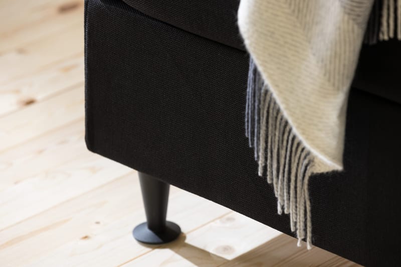 Ella Sengegavl Rutete 140cm - Svart - Møbler - Senger - Sengetilbehør & sengegavl - Sengegavl