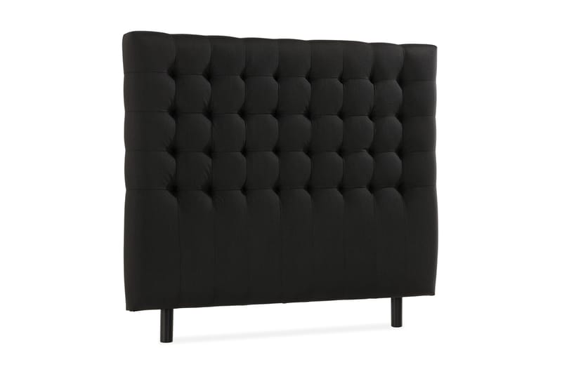 Ella Sengegavl Rutete 140cm - Svart - Møbler - Senger - Sengetilbehør & sengegavl - Sengegavl