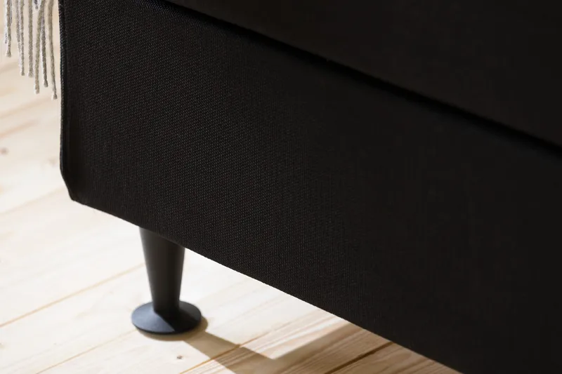 Ella Sengegavl Rutete 90cm - Svart - Møbler - Senger - Sengetilbehør & sengegavl - Sengegavl