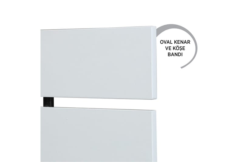 Feldene Sengegavl - Hvit - Møbler - Senger - Sengetilbehør & sengegavl - Sengegavl