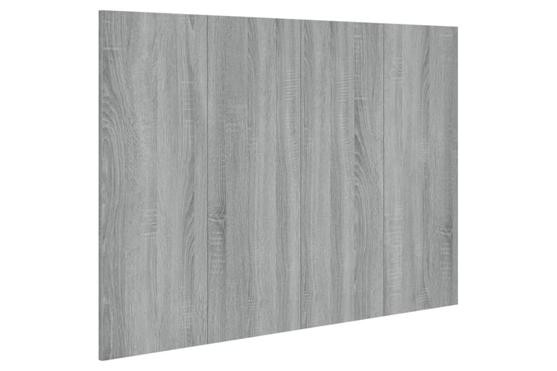 Sengegavl grå sonoma 120x1,5x80 cm konstruert tre - Grå - Møbler - Senger - Sengetilbehør & sengegavl - Sengegavl
