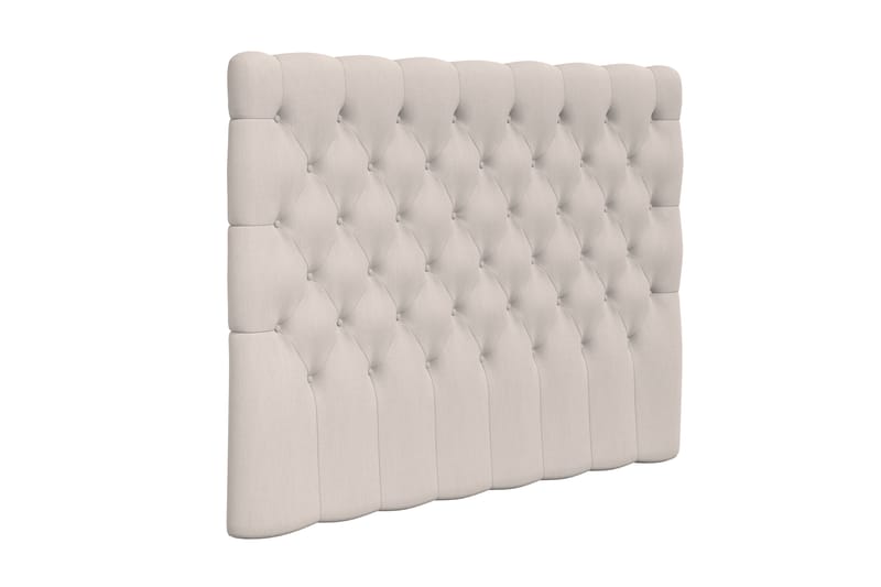 Hilton Lyx Sengegavl 210 cm Dypstiftet - Beige - Møbler - Senger - Sengetilbehør & sengegavl - Sengegavl