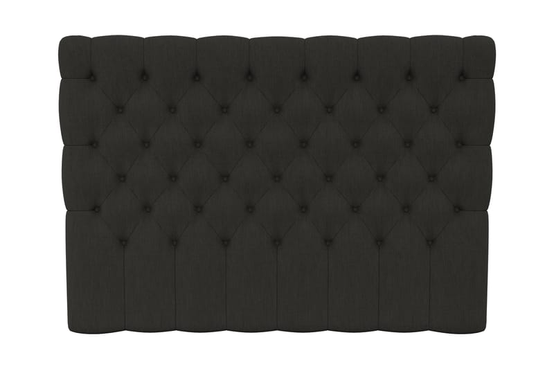 Hilton Lyx Sengegavl 210 cm Dypstiftet - Svart - Møbler - Senger - Sengetilbehør & sengegavl - Sengegavl
