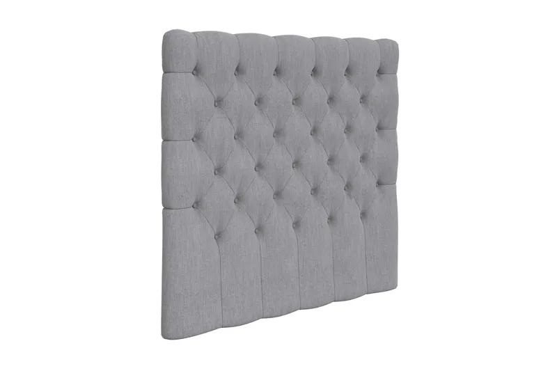 Hilton/Superior Sengegavl 120 cm Dypstiftet - Lysegrå - Møbler - Senger - Sengetilbehør & sengegavl - Sengegavl