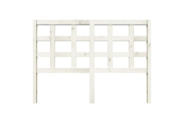 Sengegavl hvit 140,5x4x100 cm heltre furu - Hvit - Møbler - Senger - Sengetilbehør & sengegavl - Sengegavl