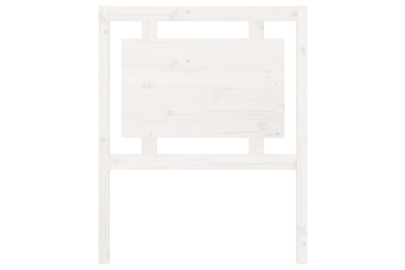 Sengegavl hvit 80,5x4x100 cm heltre furu - Hvit - Møbler - Senger - Sengetilbehør & sengegavl - Sengegavl
