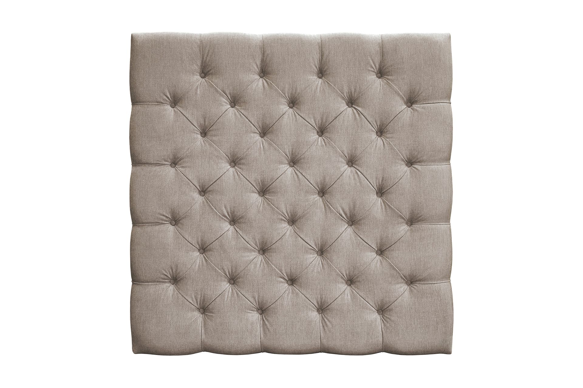 Joluma Sengegavl 120 Knapper - Beige - Møbler - Senger - Sengetilbehør & sengegavl - Sengegavl