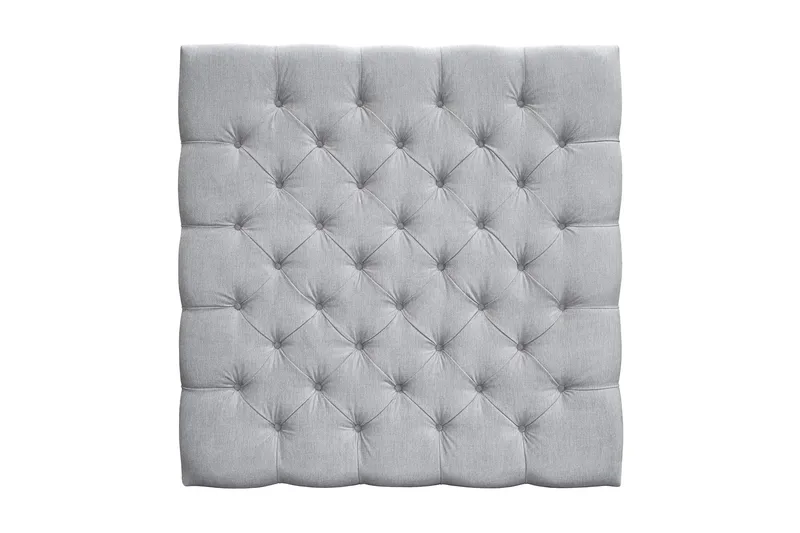 Joluma Sengegavl 120 Knapper - Lysegrå - Møbler - Senger - Sengetilbehør & sengegavl - Sengegavl