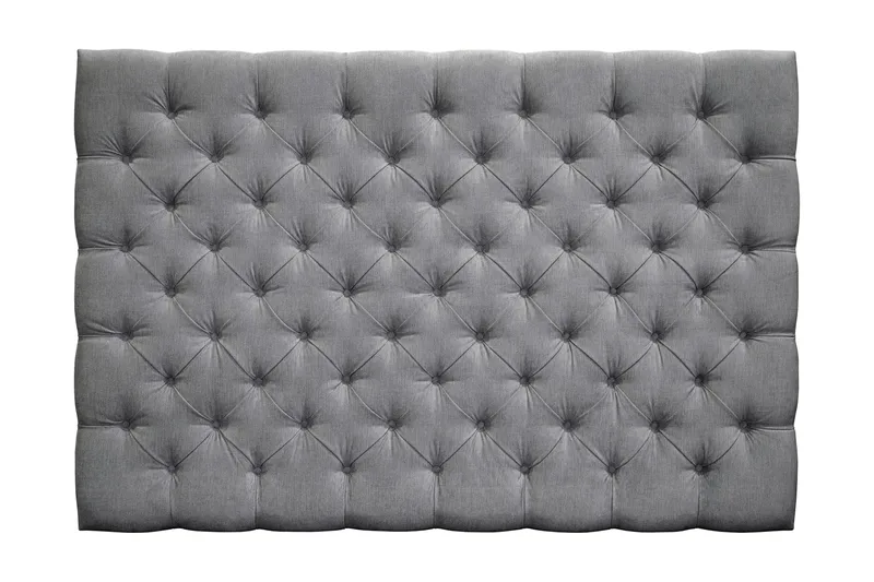 Joluma Sengegavl 160 Knapper - Grå - Møbler - Senger - Sengetilbehør & sengegavl - Sengegavl