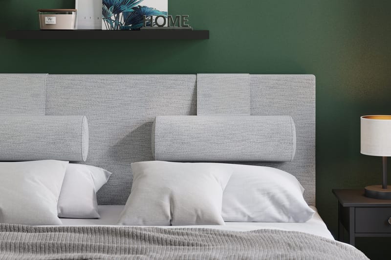 Layla Sengegavl 160 cm - Lysegrå - Møbler - Senger - Sengetilbehør & sengegavl - Sengegavl