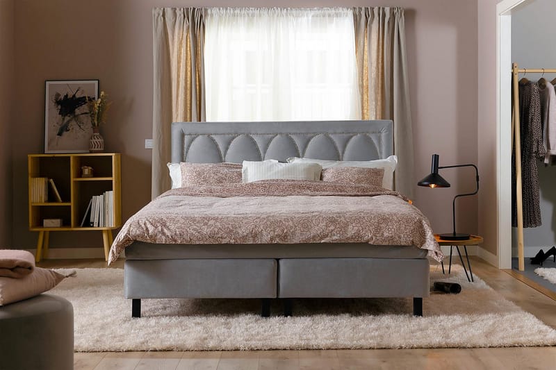 Leva Sengegavl 120 cm - Lysgr å/Fløyel - Møbler - Senger - Sengetilbehør & sengegavl - Sengegavl