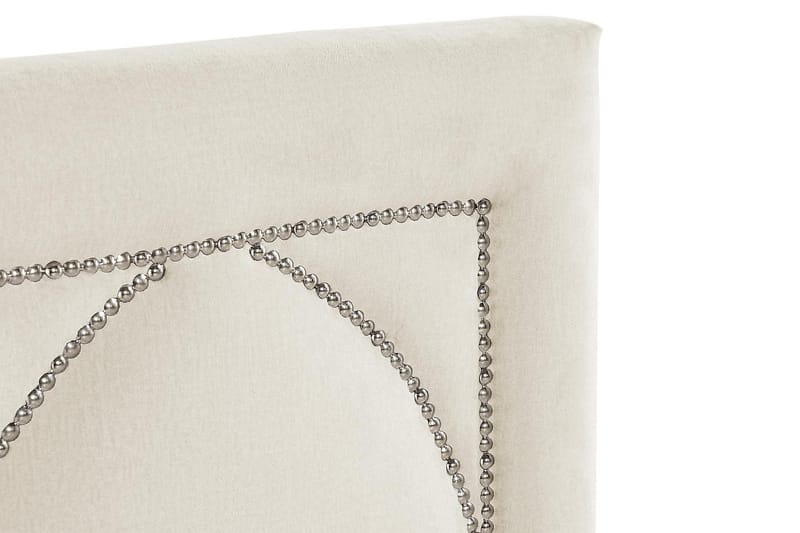 Leva Sengegavl 140cm - Beige/Fløyel - Møbler - Senger - Sengetilbehør & sengegavl - Sengegavl