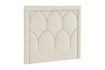 Leva Sengegavl 140cm - Beige/Fløyel - Møbler - Senger - Sengetilbehør & sengegavl - Sengegavl