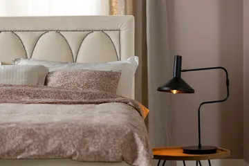 Leva Sengegavl 180cm - Beige/Fløyel - Møbler - Senger - Sengetilbehør & sengegavl - Sengegavl