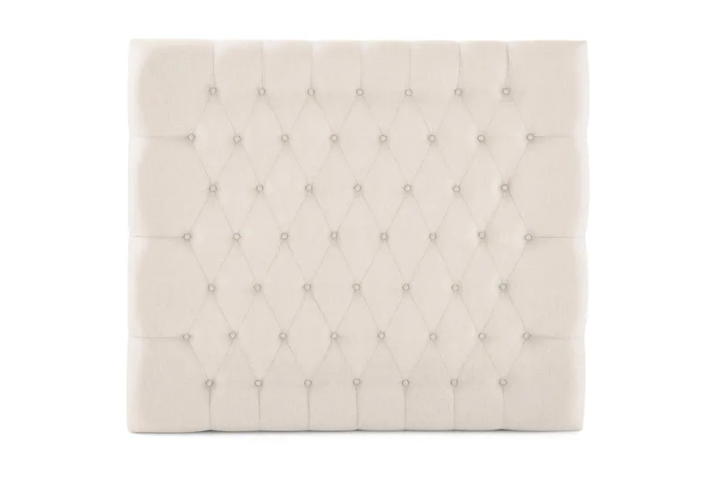 Lucky Diamant Sengegavl 140 cm, Beige