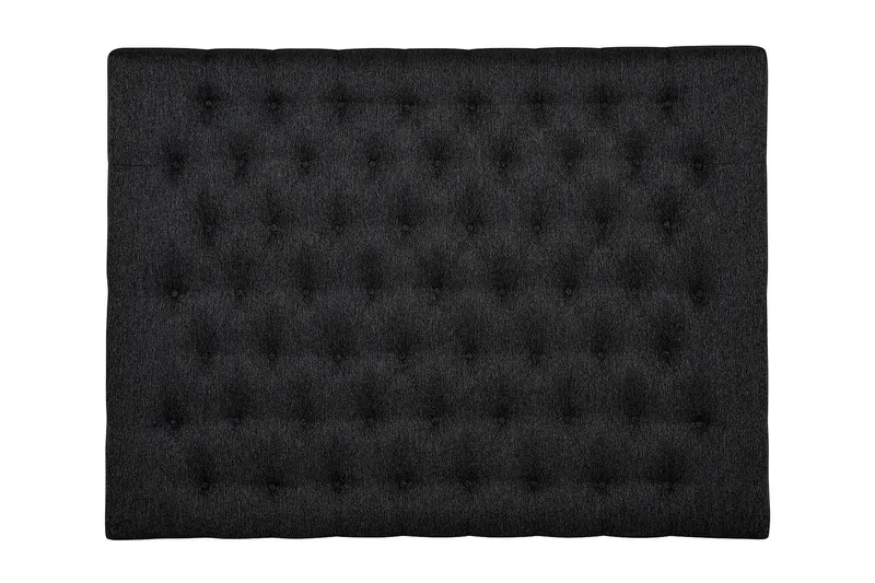 Lucky Diamant Sengegavl 160 cm, Svart/Grå