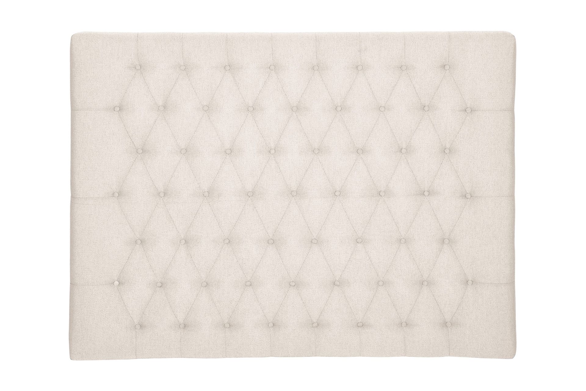 Lucky Diamant Sengegavl 180 cm - Beige