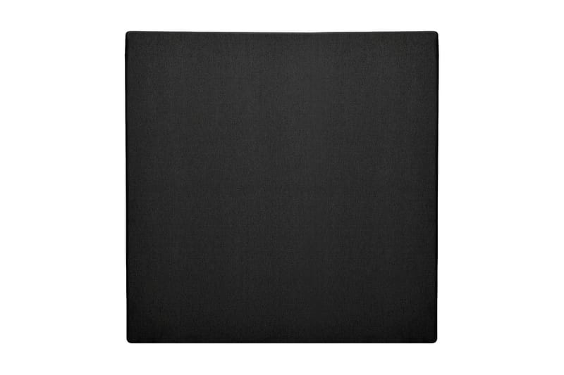 Lucky Rett Sengegavl 120 cm, Svart/Grå