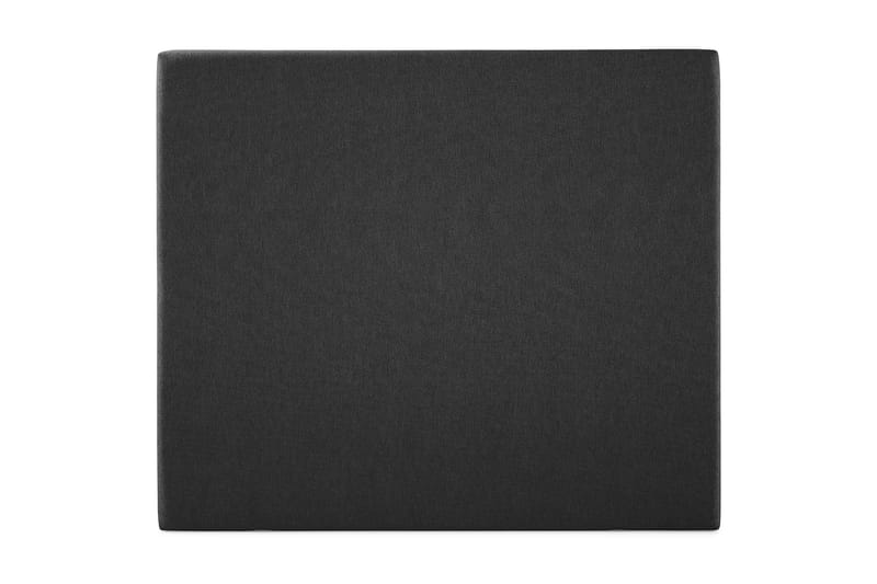 Lucky Sengegavl Glatt 140 cm, Svart/Grå