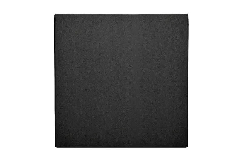 Lucky Sengegavl Glatt 150 cm, Svart/Grå