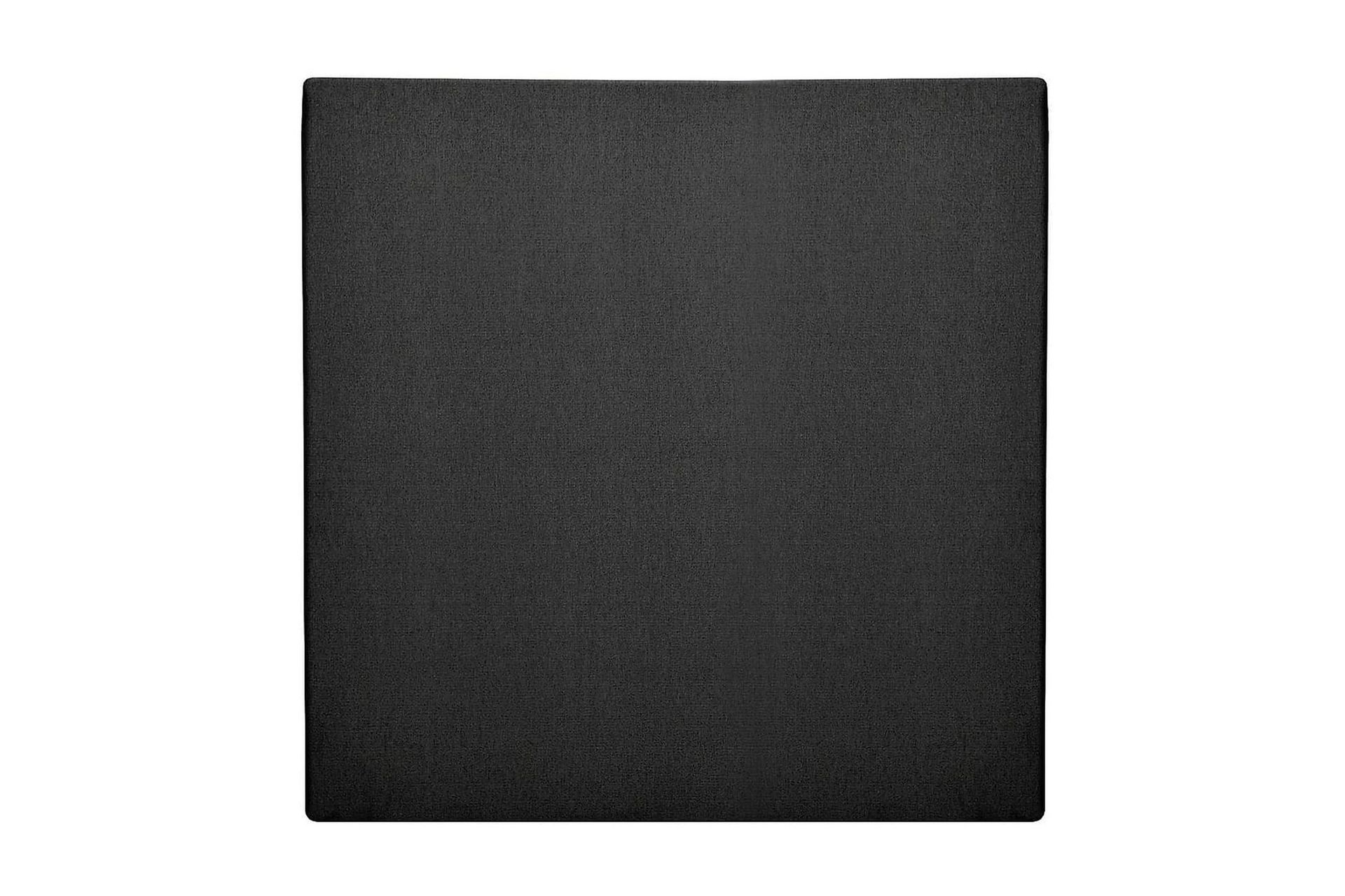 Lucky Sengegavl Glatt 150 cm - Svart/Grå