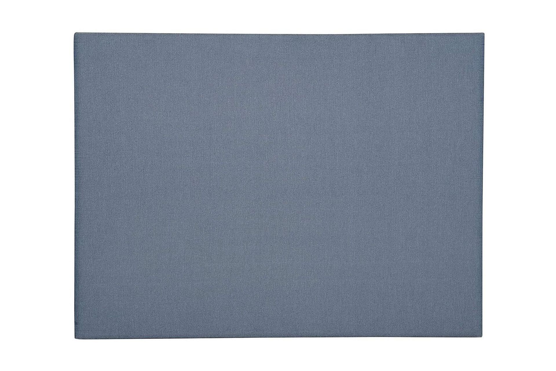Lucky Sengegavl Glatt 160 cm - Mørkeblå