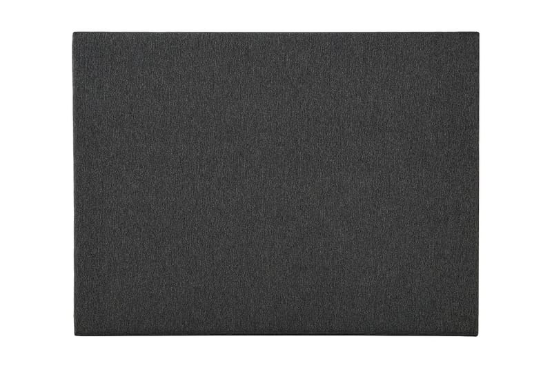 Lucky Sengegavl Glatt 160 cm, Svart/Grå