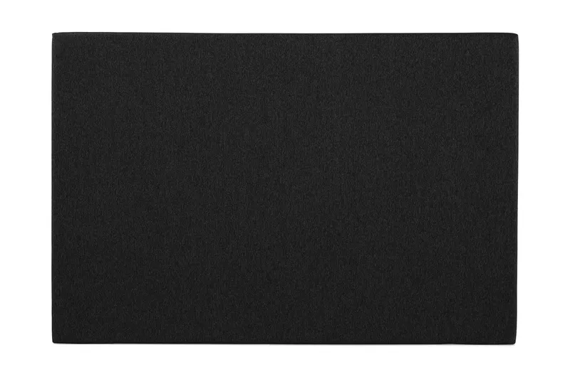 Lucky Sengegavl Glatt 180 cm, Svart/Grå