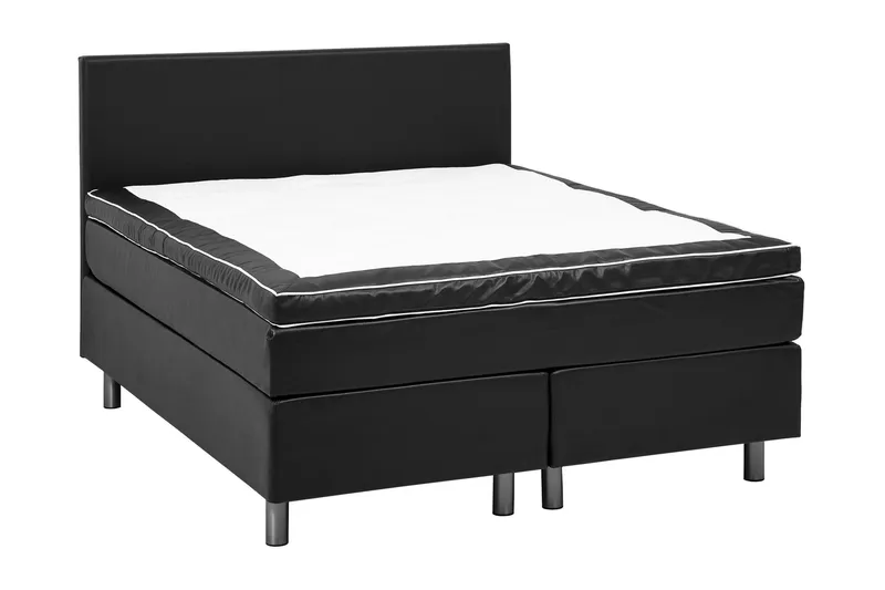 LUX Sengegavl 160 Økolær Sort - Møbler - Senger - Sengetilbehør & sengegavl - Sengegavl