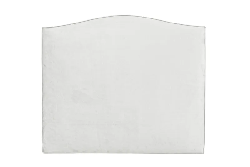 Malta Sengegavl 160 cm, Hvit / Fløyel